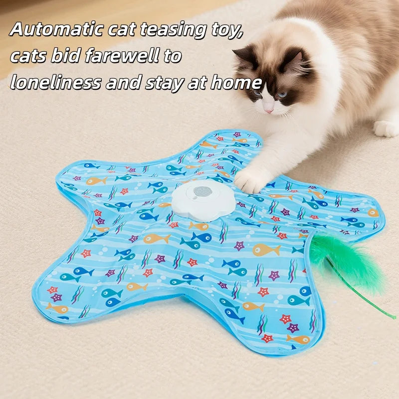 Spry Interactive Cat Hunting Toy with Teasing Stick