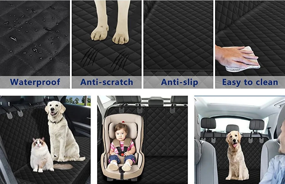 Spry Waterproof Car Back Seat Cover for Dogs