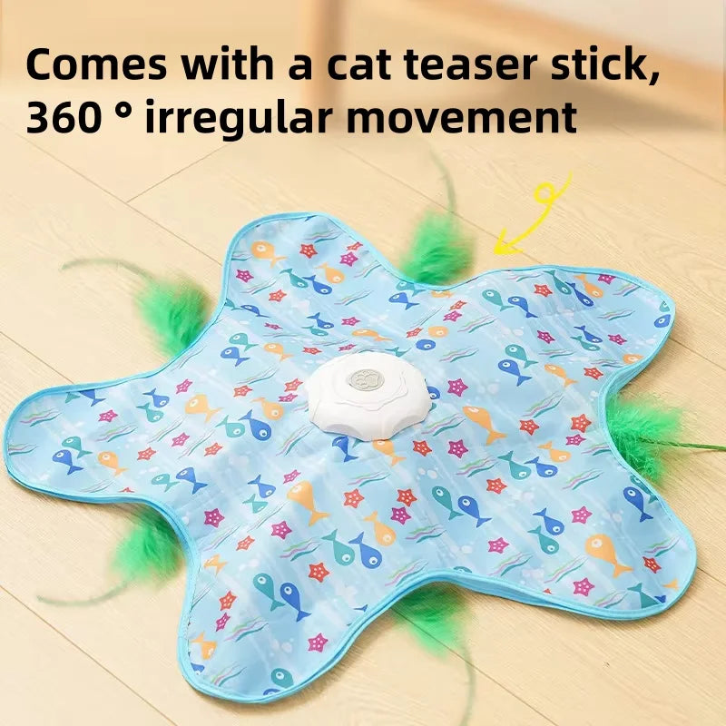 Spry Interactive Cat Hunting Toy with Teasing Stick