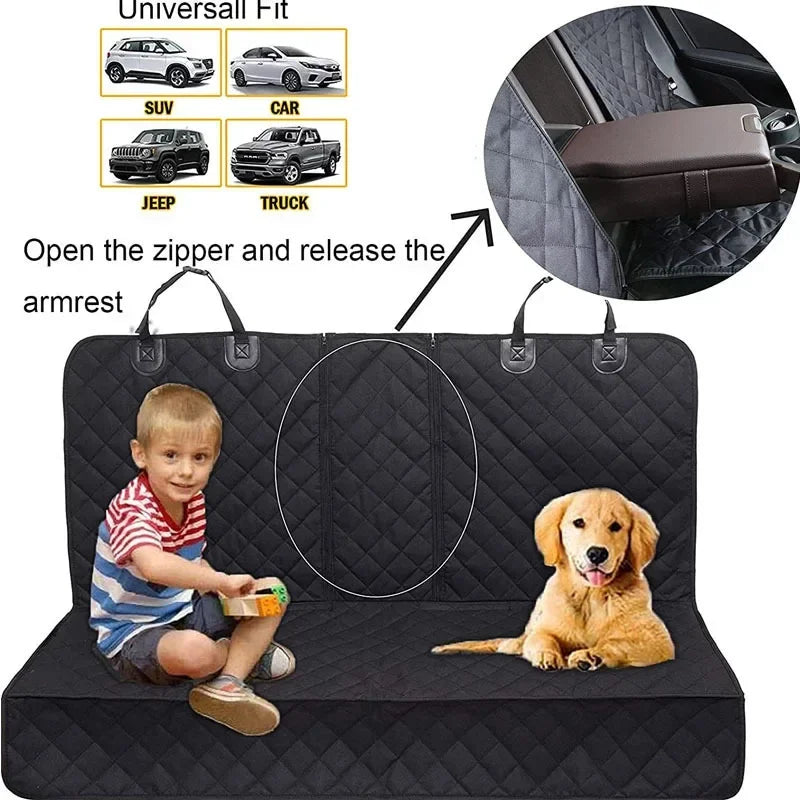 Spry Waterproof Car Back Seat Cover for Dogs