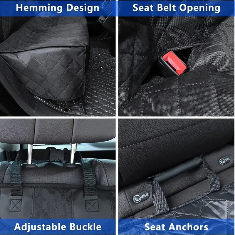 Spry Waterproof Car Back Seat Cover for Dogs