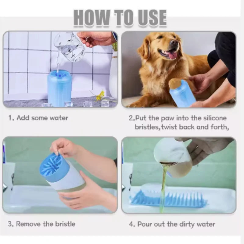 Spry Soft Silicone Dog Paw Cleaner Cup