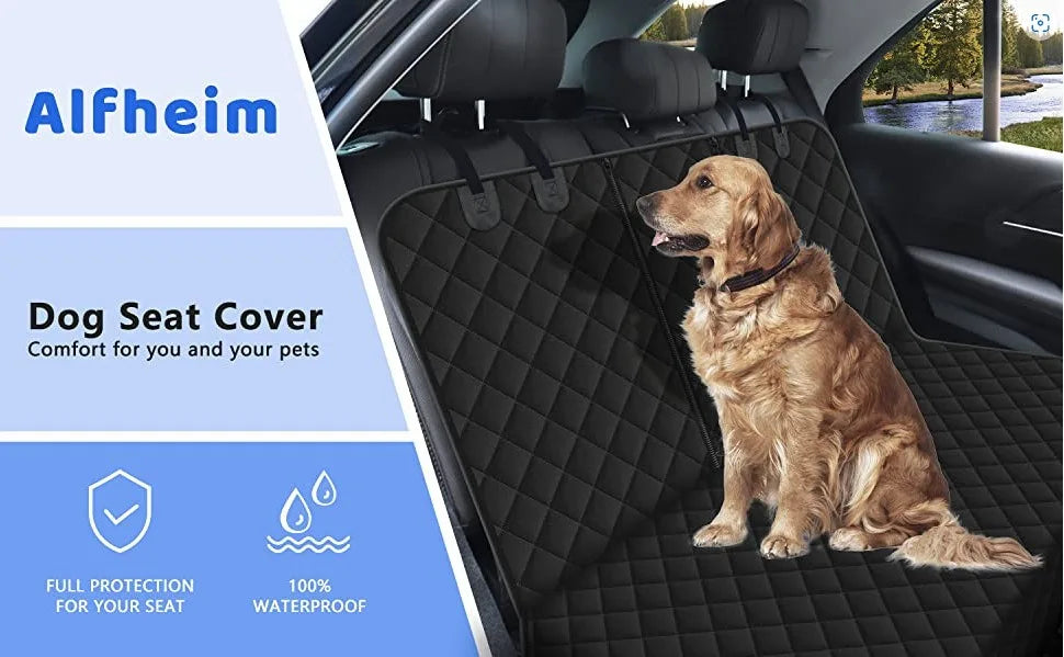 Spry Waterproof Car Back Seat Cover for Dogs