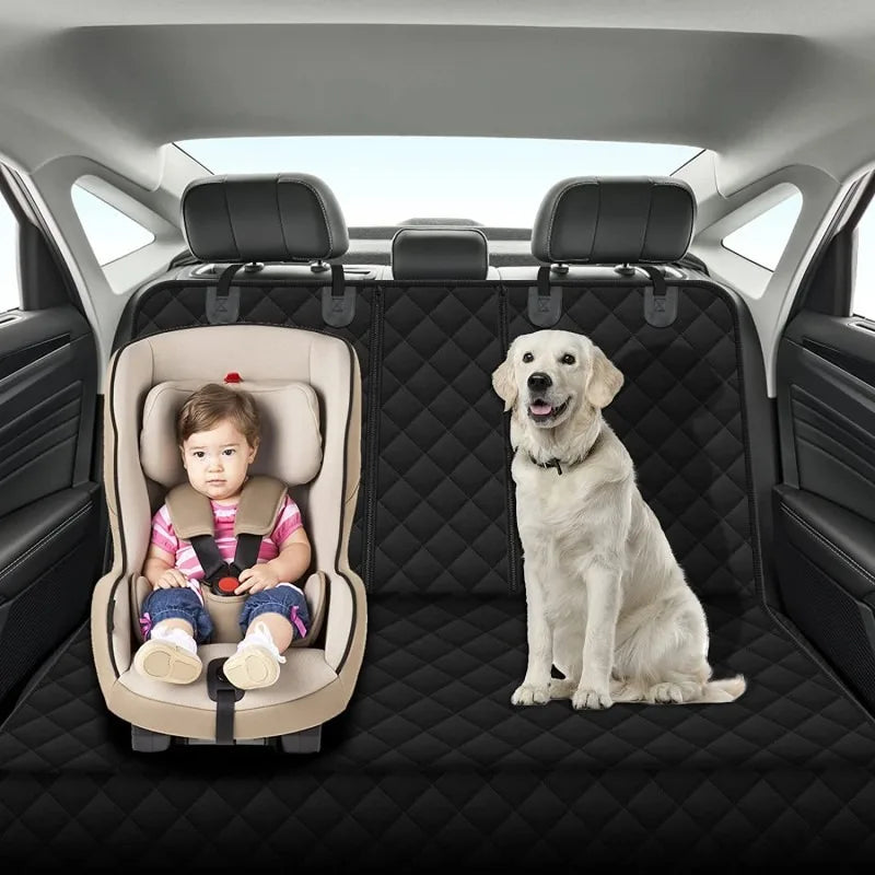 Spry Waterproof Car Back Seat Cover for Dogs