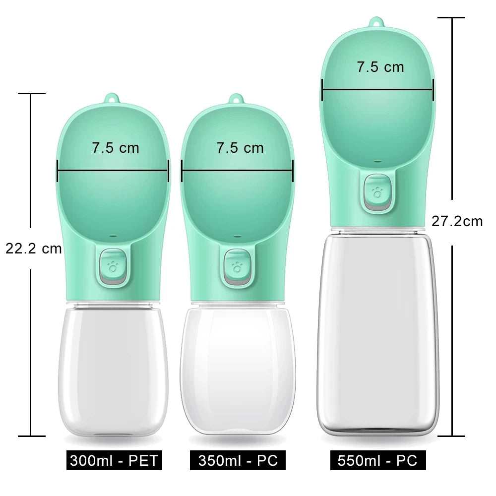 Spry Portable Water Bottle — On-the-Go Hydration for Dogs & Cats