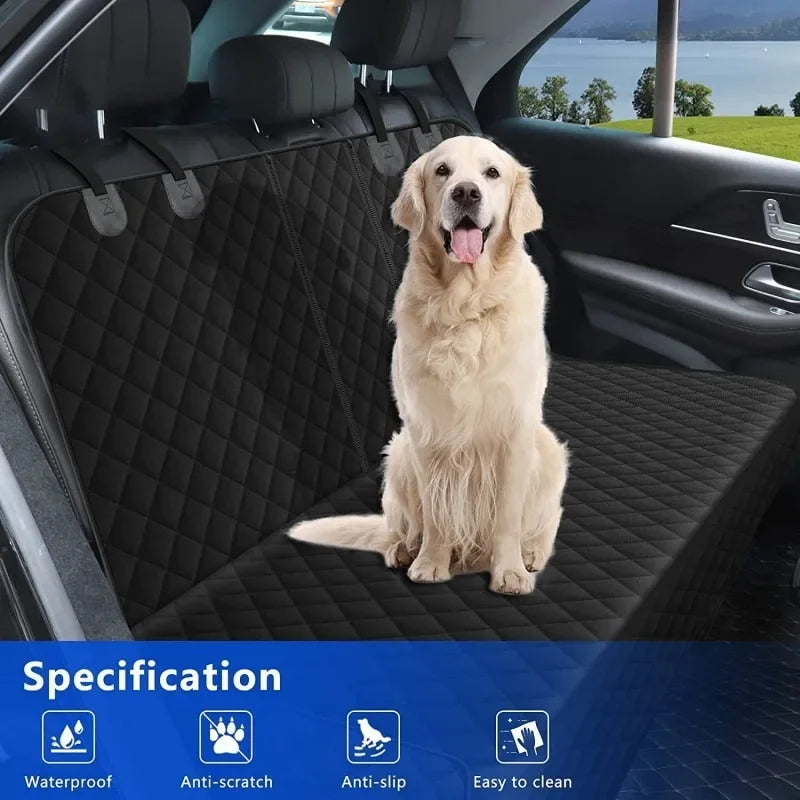 Spry Waterproof Car Back Seat Cover for Dogs